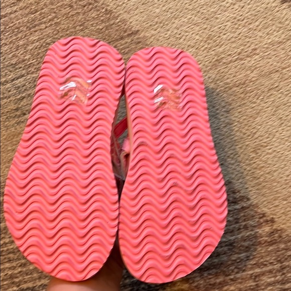 Pink and Blue Sandals with Fish Scale Design nwt - Picture 2 of 2